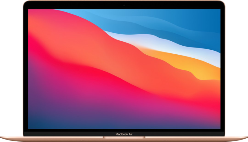Aanbieding Apple MacBook Air (2020) 16GB/256GB Apple M1 met 7 core GPU Goud QWERTY - 4062313095773