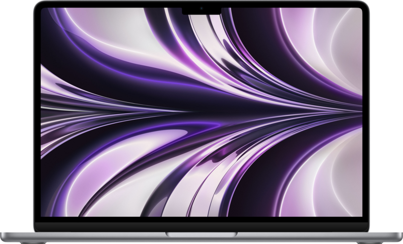 Aanbieding Apple MacBook Air (2022) M2 (8 core CPU/8 core GPU) 16GB/256GB Space Gray QWERTY - 4062313746422