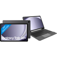 Koop Samsung Galaxy Tab A9 Plus 11 inch 64GB Wifi Grijs + BlueBuilt Toetsenbord Hoes QWERTY - 6151120288275