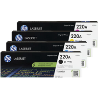 Koop HP 220A LaserJet Toner Combo Pack - 6151117152176