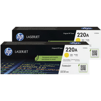 Koop HP 220A LaserJet Toner Geel (2 stuks) - 6151126352369