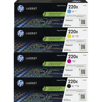 Koop HP 220X LaserJet Toner Combo Pack - 6151128368382