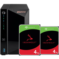 Koop ASUSTOR AS3302T v2 + Seagate Ironwolf 8TB (2x4TB) - 6151123489471