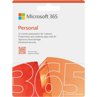 Koop Microsoft 365 Personal EN Abonnement 1 jaar - 196388539314