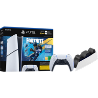 Koop PlayStation 5 Slim Digital Edition Fortnite bundel + Extra Controller Wit + Oplaadstation - 6151128874821
