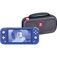 Koop Nintendo Switch Lite Blauw + Bigben Beschermtas - 6095610150195