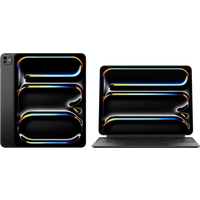 Koop Apple iPad Pro (2024) Nano 13 inch 2TB Wifi + 5G Zwart + Apple Magic Keyboard QWERTY - 6151115099039