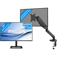 Koop Philips 27E1N1600AE/00 + BlueBuilt Monitorarm Gasveer voor 1 Monitor - 6151138833856