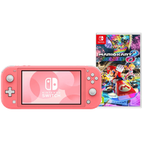 Koop Nintendo Switch Lite Koraal + Mario Kart 8 Deluxe Switch - 6095610393363