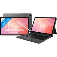Koop Samsung Galaxy Tab S11 11 inch 256GB Wifi Grijs + BlueBuilt Toetsenbord Hoes QWERTY - 6151133262200
