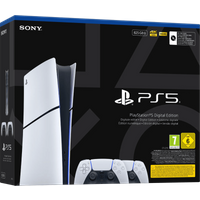 Koop PlayStation 5 Slim Digital Edition + Extra Controller Wit - 711719022633