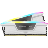 Koop CORSAIR Vengeance RGB Wit 32GB (2x16GB) DDR5 DIMM 6400MT/s CL36 XMP - 840006671282