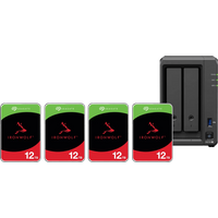 Koop Synology DS425+ + Seagate Ironwolf 12TB 4-Pack - 6151145175185