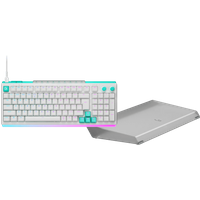 Koop Logitech G512 X 98 Gaming Toetsenbord Qwerty Wit + Polssteun - 6151142738772