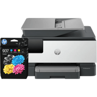 Koop HP OfficeJet Pro 9120e + 1 set extra cartridges - 6151114037094