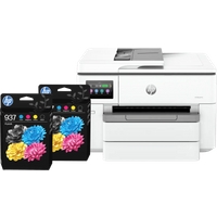 Koop HP OfficeJet Pro 9730 + 2 zwarte + 2 kleuren cartridges - 6151118082007