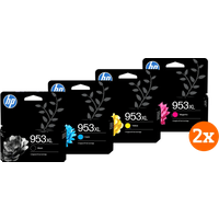 Koop HP 953XL Cartridges 4-Kleuren pack (2 stuks) - 6151126831840