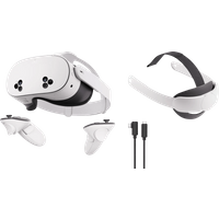 Koop Meta Quest 3S 128GB + BlueBuilt PC Link Cable + Elite Strap - 6151128988917
