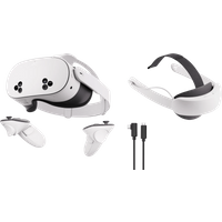 Koop Meta Quest 3S 128GB + BlueBuilt PC Link Cable + Elite Strap met batterij - 6151128991917