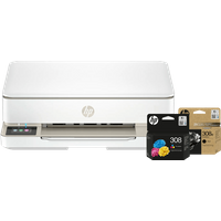 Koop HP ENVY 6120e + 1 extra zwarte XL + 1 kleuren cartridge - 6151118382381
