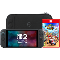 Koop Nintendo Switch 2 (2026) + Mario Kart World + BlueBuilt beschermhoes - 6151138199167