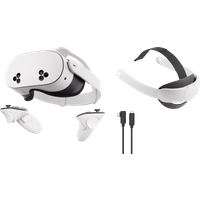 Koop Meta Quest 3S 128GB + BlueBuilt PC Link Cable + Elite Strap - 6151128988917