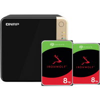 Koop QNAP TS-464-8G + Seagate Ironwolf 16TB (2x8TB) - 6151123941993