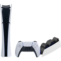 Koop PlayStation 5 Slim Digital Edition + BlueBuilt oplaadstation - 6095629794762