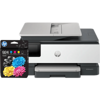 Koop HP OfficeJet Pro 8124e + 1 set extra cartridges - 6151114016082